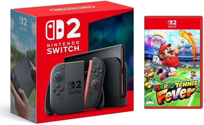 نينتيندو سويتش Nintendo Switch Switch 2 Console With Mario Tennis Fever Game Bundle
