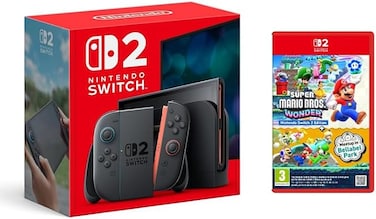 Nintendo Switch 2 Console with Super Mario Bros. Wonder Bundle - International Version