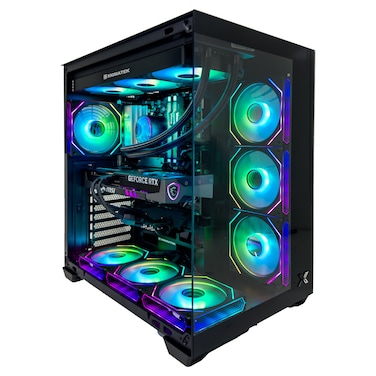 Premium Custom Desktop PC &ndash; Intel Ultra 9 285K 24-Core Processor, 64GB DDR5 RAM, 2TB NVMe SSD, NVIDIA RTX 5060 8GB Graphics, ASUS High-End Motherboard, Sleek Black Case, Win 11 Pro,