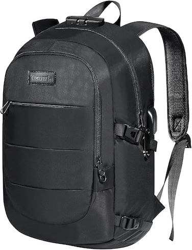 Tzowla Laptop Travel Backpack for Women Men,Water Resistant Anti-Theft College Backpacks Fits 15.6-17.3 Laptop/Notebook