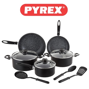 Pyrex Elegance 11-pieces Cookware Set