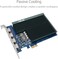 ASUS GT730 2GB GDDR5 4-Port Graphics Card - PCIe 2.0, Low Profile, Silent Cooling
