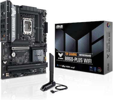 اسس لوحة ام تي يو اف للالعاب B860-بلس واي فاي - مقبس LGA1851، شريحة تعريف B860، ايه تي اكس