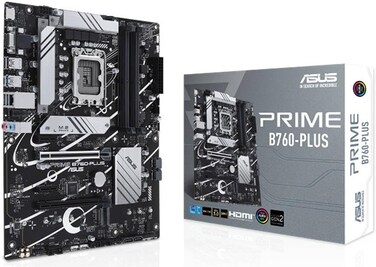 اسس لوحة ام برايم B760-بلس - مقبس LGA1700، شريحة تعريف B760، USB 3.2 الجيل 2×2، مزامنة اورا RGB، ايه تي اكس