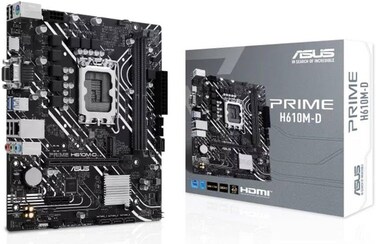 اسس لوحة ام H610M-D من برايم - LGA1700، شريحة تعريف انتل H610، DDR5، USB 3.2 الجيل الاول، M.2، Micro-ATX