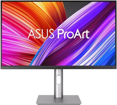 اسس شاشة احترافية PA279CRV 27 بوصة - استجابة 5 مللي ثانية، 3840x2160 4K UHD، 60 هرتز، منفذ عرض + HDMI + USB-C + موزع USB + مكبرات صوت مدمجة، اسود