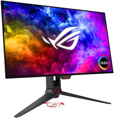ASUS ROG Swift OLED PG27AQDM Gaming Monitor - 27", 2560x1440 QHD, 240Hz, 0.03ms Response, HDMI (x2) + DisplayPort + USB Hub, Black