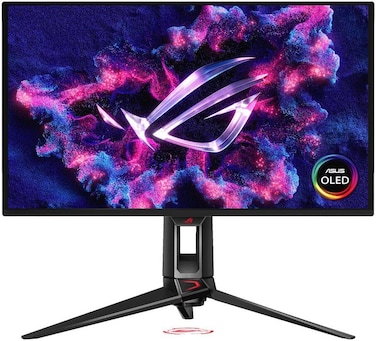ASUS ROG Swift PG27UCDM Gaming Monitor - 27", 4K UHD, 0.03ms Response, DisplayPort + HDMI (x2) + USB-C + USB Hub, Black