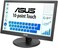 ASUS VT168HR Eye Care Monitor - 15.6", HD (1366&times;768), 60Hz, 5ms, D-Sub + HDMI, Black