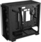 اسس حافظة كمبيوتر A23 بلس ميد تاور - اسود مع زجاج مقوى ومراوح ARGB متوافقة مع ATX/Micro-ATX/Mini-ITX