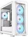 ASUS A23 Plus Mid-Tower PC Case - White With Tempered Glass &amp; ARGB Fans, ATX/Micro-ATX/Mini-ITX Compatible