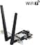 ASUS PCE-BE6500 WiFi 7 PCIe Adapter - Dual-Band, High-Speed 6, 500 Mbps, OFDMA &amp; MU-MIMO