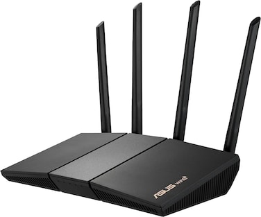 ASUS RT-AX57 WiFi 6 Dual-Band Router - 1, 800 Mbps, OFDMA &amp; MU-MIMO, AiMesh Compatible