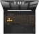 ASUS TUF Gaming F15 FX507ZC4 Laptop, 15.6" FHD IPS 144Hz Display, Intel Core i5-12500H, 16GB RAM, 512GB SSD, NVIDIA GeForce RTX 3050 4GB GPU, US ENG Backlit KB, DOS, Jaeger Gray
