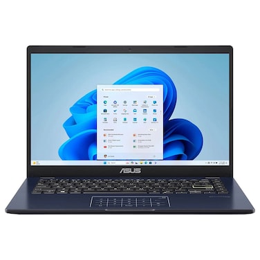 أسوس لابتوب E410KA-CL464، شاشة 14 بوصة فل اتش دي، معالج إنتل سيليرون N4500، ذاكرة رام 4 جيجابايت، قرص eMMC سعة 64 جيجابايت، لون أسود ستار - إصدار عالمي (ويندوز 11، كيبورد إنجليزي)
