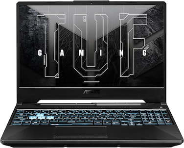 ASUS 2023 TUF A15 FA506NFR-HN004W Gaming Laptop, AMD Ryzen 7 7435HS, 8GB RAM, 512GB SSD, 4GB NVIDIA GeForce RTX 2050, 15.6-inch FHD, Windows 11 Home, Graphite Black, Backlit English/Arabic Keyboard