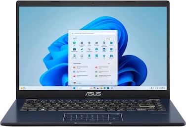 ASUS E410K A-PM464 Laptop, 14-inch FHD Display, Intel  N6000, 4GB RAM, 64GB eMMC Storage, Intel UHD Graphics, Windows 11 Home in S Mode, Star Black, International Version
