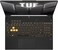 ASUS TUF Gaming F16 Laptop, 16" FHD+ 144Hz Display, Intel Core 5 210H, 16GB DDR5 RAM, 512GB PCIe 4.0 SSD, NVIDIA GeForce RTX 4050 6GB, RGB Keyboard - G-Sync, MUX Switch, Mecha Gray