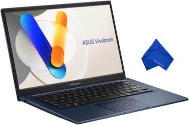 ASUS Vivobook 14 14" FHD Laptop, Intel Core i7-1355U, 1.7GHz, 12GB RAM, 512GB SSD, Windows 11 Home, Intel UHD Graphics, Wi-Fi5, Bluetooth, Quiet Blue, X1404VA-I712512
