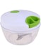 Dubai Gallery 500Ml Hand-Powered Household Manual Food Chopper White And Green 13 * 9 * 13Cm