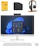 HP All-In-One Desktop PRO ONE 240 G10 - 23.8" Display, 13th Gen Intel i5-1335U, Win11P (Includes 1st Wave Headset Stand + Wired Keyboard + Mouse + Antivirus + Mouse Pad) White (32GB RAM - 512GB SSD)