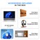 HP 14EP-0201NIA Laptop &ndash; 14&rdquo; FHD Display, 13th Gen Intel Core i7, 8GB RAM, 512GB SSD, Backlit Keyboard, Windows 11 Pro, Silver + FREE First Wave Signature Mat, Headset Stand &amp; SlimGuard Bundle
