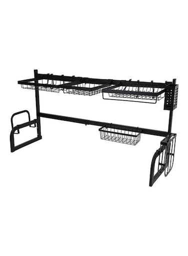 Over-Sink Draining Rack Black 65cm