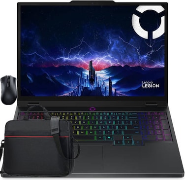Legion 5 15IRX10 Gaming Laptop, 15.3" WUXGA IPS Display, Intel Core i7-13650HX, 16GB RAM, 512GB SSD, GeForce RTX 5060 8GB GPU, Backlit ENG Keyboard, Win11, Eclipse Black + Free Gaming Mouse and Bag included