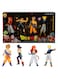 Rezzoss Dragon Ball Heros Action Figure Toy Set For Kids - 4 Pcs Super Saiyan Anime Toys, Cartoon Character Action Figures, Collectible PVC Toy Set For Boys, Birthday Gift, Playtime &amp; Display Toy