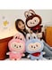 Rezzoss Large 53cm Labubu Doll Teddy Bear Plush Toy For Kids - Soft Stuffed Animal, Colorful Cuddly Cartoon Plush Figure, Cute Gift For Boys &amp; Girls, Decorative Display Doll, Fluffy Toy For Birthday