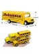 Rezzoss 3 Pack Pull Back School Bus Playset - Die-Cast Toy Vehicles For Kids, Mini School Bus Toy Set For Boys &amp; Girls, Durable Metal Pull-Back Buses For Toddlers, Educational Transport Toy Cars
