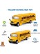 Rezzoss 3 Pack Pull Back School Bus Playset - Die-Cast Toy Vehicles For Kids, Mini School Bus Toy Set For Boys &amp; Girls, Durable Metal Pull-Back Buses For Toddlers, Educational Transport Toy Cars