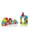 Rezzoss 83Pcs Jumbo Building Blocks Set - Big Mega Bricks &amp; Train Construction Toy For Kids, Multi-Color Educational Block Set In Storage Bag, BPA-Free Safe Building Bricks For Toddlers
