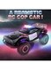 Rezzoss Massive 1:8 Scale RC Police Rock Crawler - 2.4GHz Off-Road Remote Control Police Monster Truck Car Toy With Flashing Sirens &amp; Lights, Heavy Duty Cop Jeep Toy Car, Ultimate Outdoor Birthday