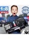 Rezzoss Massive 1:8 Scale RC Police Rock Crawler - 2.4GHz Off-Road Remote Control Police Monster Truck Car Toy With Flashing Sirens &amp; Lights, Heavy Duty Cop Jeep Toy Car, Ultimate Outdoor Birthday