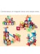 Rezzoss 148 Pcs Magnetic Building Blocks Set For Kids - 3D Colorful Magnet Tiles Construction Toy, STEM Educational Puzzle Game For Motor Skills, Best Birthday, Eid &amp; Ramadan Gift For Boys &amp; Girls