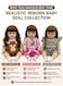 Rezzoss Baby Doll For Girls 3-Pack Realistic Reborn Soft Dolls For Girls - Soft Vinyl Silicone Toddler Toys With Long Silky Hair &amp; Fashionable Outfits, Lifelike Newborn Girl Gift Set, Bunny, Unicorn