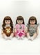 Rezzoss Baby Doll For Girls 3-Pack Realistic Reborn Soft Dolls For Girls - Soft Vinyl Silicone Toddler Toys With Long Silky Hair &amp; Fashionable Outfits, Lifelike Newborn Girl Gift Set, Bunny, Unicorn