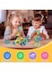 Rezzoss 38 Pcs Magnetic Building Blocks Set For Kids - 3D Colorful Magnet Tiles Construction Toy, STEM Educational Puzzle Game For Motor Skills, Best Birthday, Eid &amp; Ramadan Gift For Boys &amp; Girls