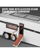 Rezzoss 1/32 Pickup Truck And Trailer Toys With Light And Pull Back, Alloy Diecast Pickup Trailer RV Model Kit, Diecast Model Car Toy Truck And Trailer For Boys Adults As Birthday Gifts