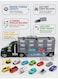 Rezzoss Big Transport Carrier Truck Toy Set With 12 Mini Cars &amp; Helicopter - Portable Toy Car Storage Container With Helipad &amp; Slide, 2-In-1 Rescue Vehicle Playset, Best Birthday, Eid &amp; Ramadan Gift