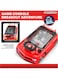 Rezzoss Simulation Steering Wheel Toy Police Car Game For Toddlers - Electronic Pretend Driving Controller With Sound &amp; Lights, Interactive Car Seat Travel Toy For Kids 3+ Years, Co-Pilot Racing, Red