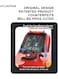 Rezzoss Simulation Steering Wheel Toy Police Car Game For Toddlers - Electronic Pretend Driving Controller With Sound &amp; Lights, Interactive Car Seat Travel Toy For Kids 3+ Years, Co-Pilot Racing, Red