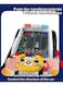 Rezzoss Steering Wheel Toy For Kids Toddlers Police Car - Simulation Electronic Pretend Driving Controller With Sound &amp; Lights, Interactive Car Seat Travel Toy For Kids 3+ Years, Co-Pilot Racing Black
