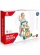 Rezzoss 2-In-1 Baby Sit-to-Stand Learning Music Walker Trolley - Multifunctional Push &amp; Pull Learning Toy With Magnetic Drawing Board &amp; Piano, Activity Center For Toddlers, Best Birthday &amp; Eid Gift