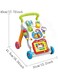 Rezzoss 2-In-1 Baby Sit-to-Stand Learning Music Walker Trolley - Multifunctional Push &amp; Pull Learning Toy With Magnetic Drawing Board &amp; Piano, Activity Center For Toddlers, Best Birthday &amp; Eid Gift
