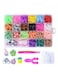 Rezzoss Bracelet Making Set, Bracelet Making Kit, Rainbow Rubber Bands Kit, Bracelet Making Kit For Girls