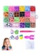 Rezzoss Bracelet Making Set, Bracelet Making Kit, Rainbow Rubber Bands Kit, Bracelet Making Kit For Girls