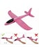 Rezzoss Large Foam Hand Throw Airplane Toy - Manual Launch Glider Plane For Kids, Lightweight EPP Outdoor Flying Aircraft Model, Break-Resistant Aerobatic Sports Toy, Birthday Party Favor Pink
