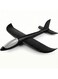 Rezzoss Large Foam Hand Throw Airplane Toy - Manual Launch Glider Plane For Kids, Lightweight EPP Outdoor Flying Aircraft Model, Break-Resistant Aerobatic Sports Toy, Birthday Party Favor Black